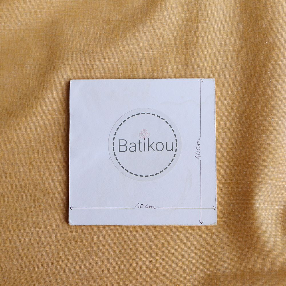 copy of Popeline coton à rayures moutarde