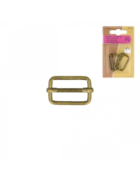 Boucle de réglage coulissante coloris BRONZE