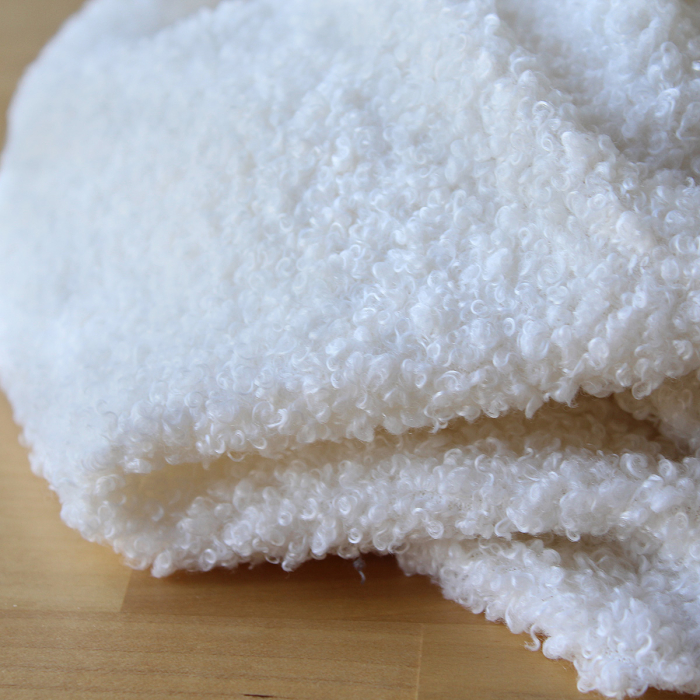 Teddy / moumoute sherpa bouclettes écru