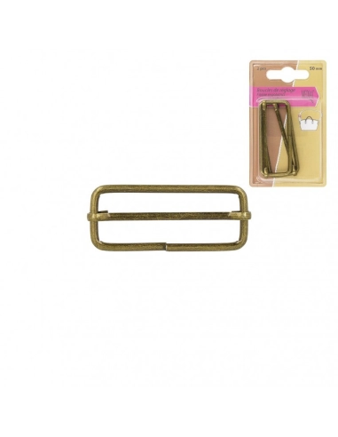 Boucle de réglage coulissante coloris BRONZE