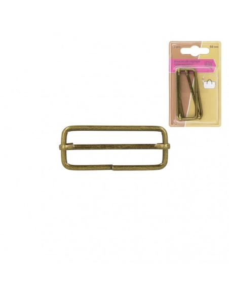 Boucle de réglage coulissante coloris BRONZE