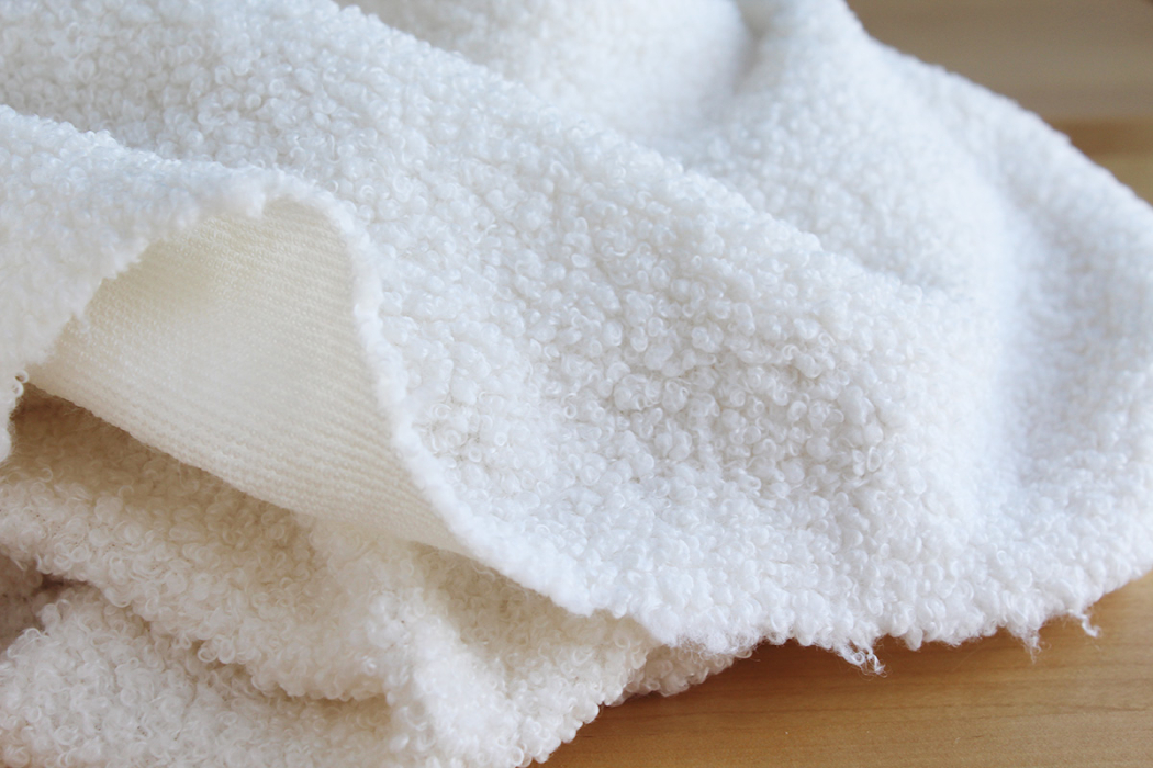 Teddy / moumoute sherpa bouclettes écru