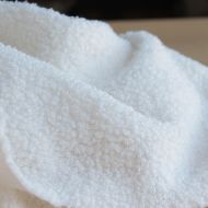 Teddy / moumoute sherpa bouclettes écru