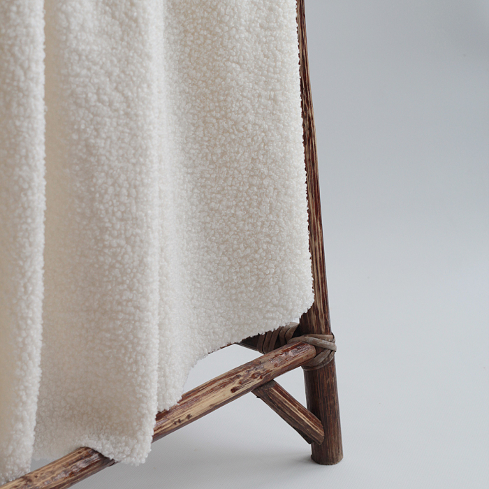 Teddy / moumoute sherpa bouclettes écru