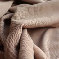 Jersey à côtes coloris Camel