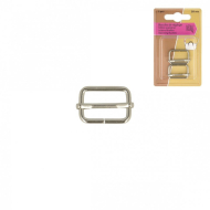 Boucle de réglage coulissante coloris ARGENT / Lot de 2