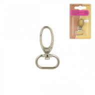 Mousqueton pour sac coloris ARGENT Taille au choix