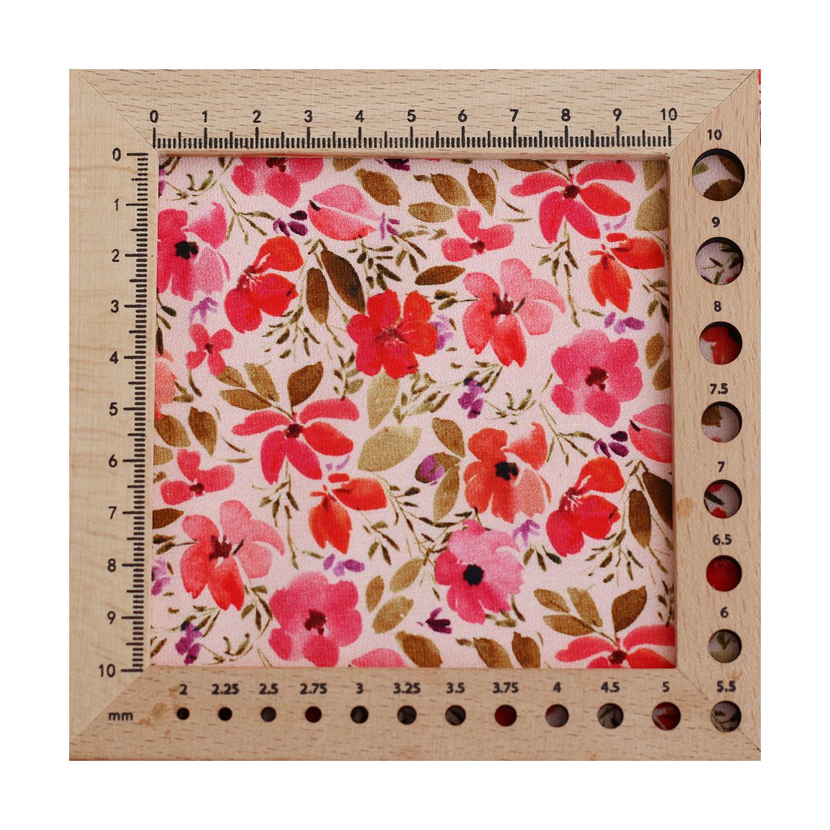 Jersey coton à motif fleuri rose Jersey coton à motif fleuri rose