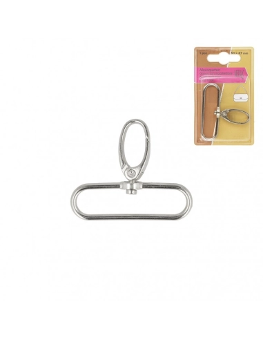 Mousqueton pour sac coloris ARGENT Taille au choix