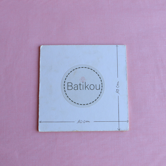 Popeline coton uni chiné effet chambray rose frais