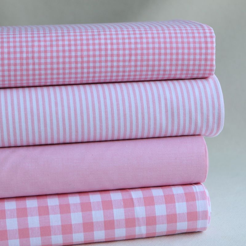 Popeline coton vichy carreaux mini 2.7mm rose frais