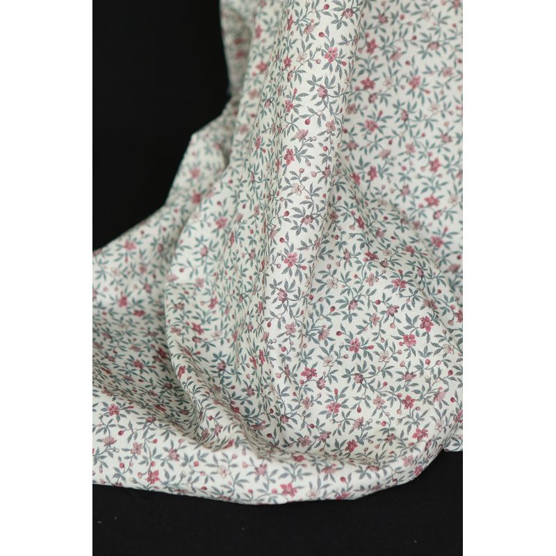 Lexie - Batiste de coton SILKYNE à imprimé fleuri