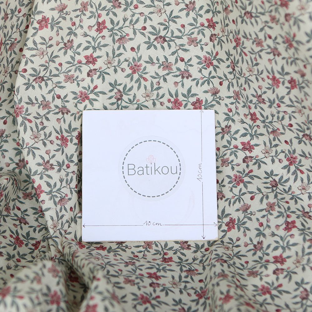 Lexie - Batiste de coton SILKYNE à imprimé fleuri