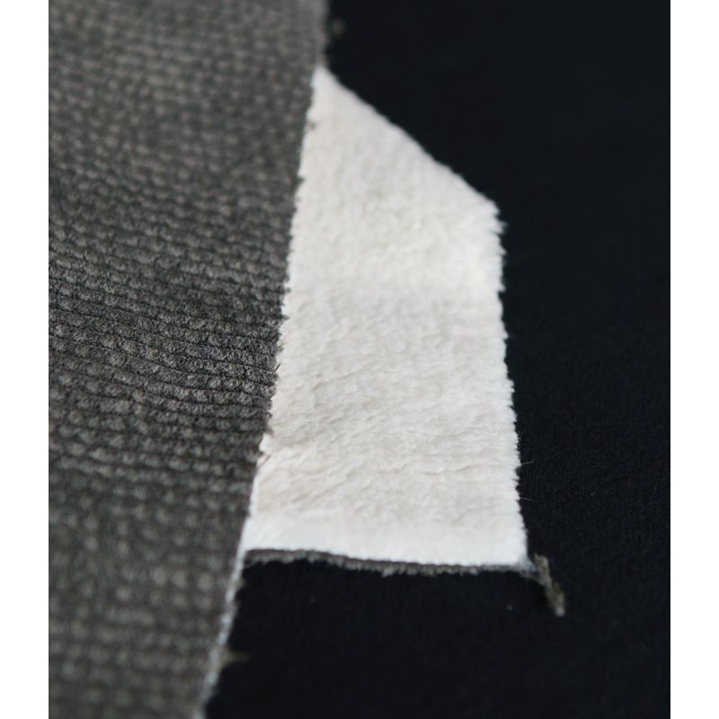 Norton - Velours à côtes doublé moumoute / fourrure kaki foncé