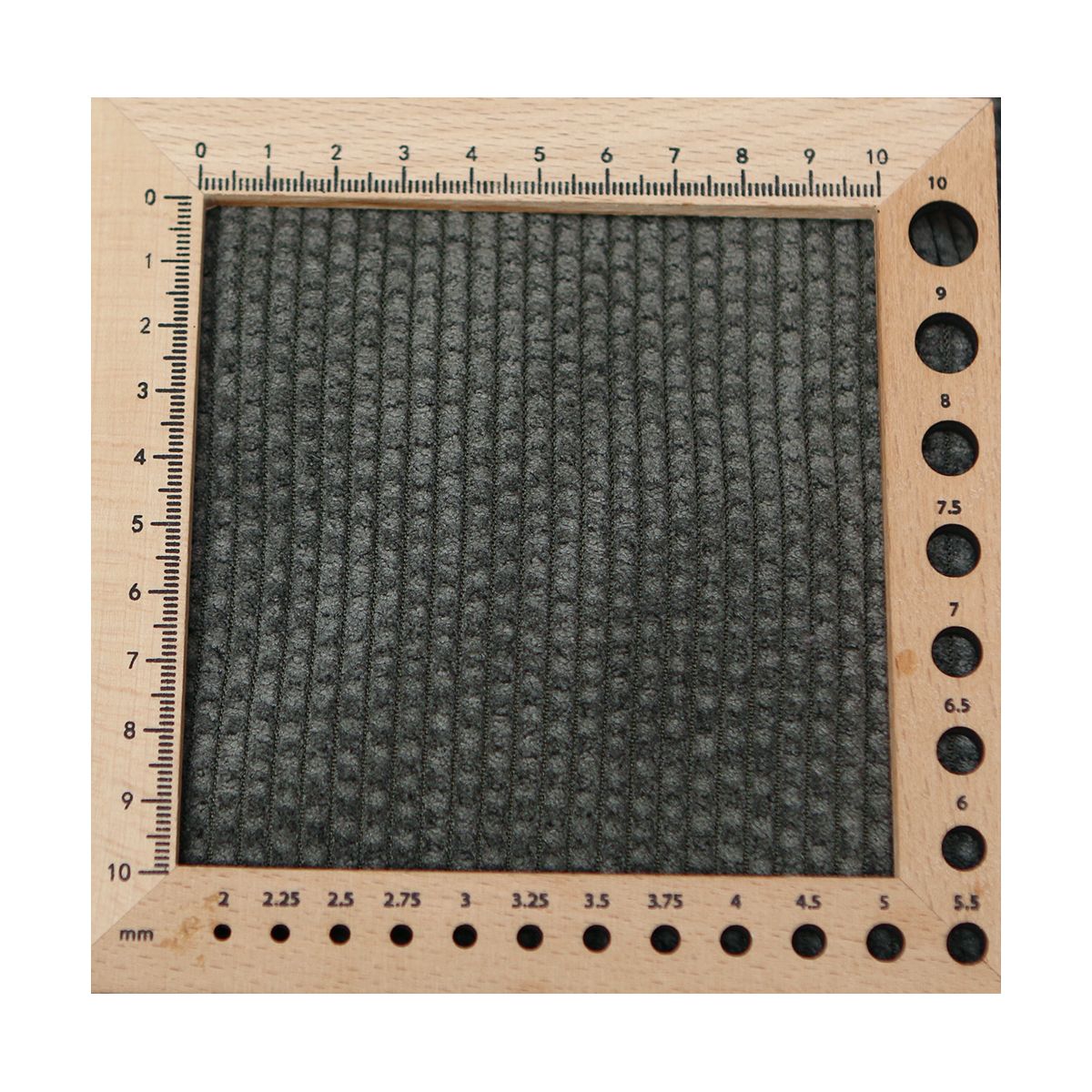 Norton - Velours à côtes doublé moumoute / fourrure kaki foncé