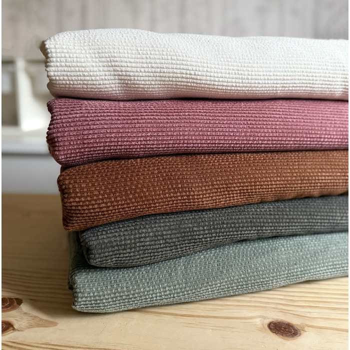 Norton - Velours à côtes doublé moumoute / fourrure kaki foncé