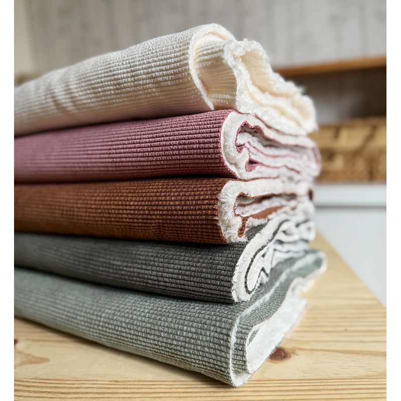 Norton - Velours à côtes doublé moumoute / fourrure kaki foncé