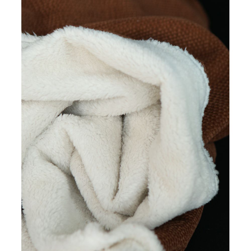 Norton - Velours à côtes doublé moumoute / fourrure écureuil