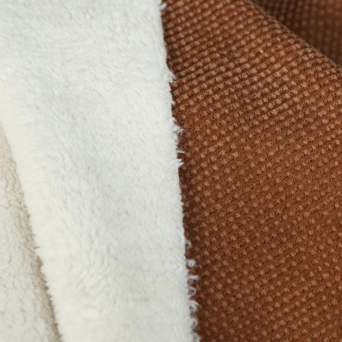 Norton - Velours à côtes doublé moumoute / fourrure écureuil