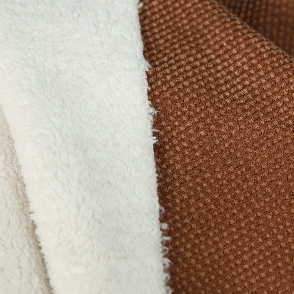 Norton - Velours à côtes doublé moumoute / fourrure écureuil