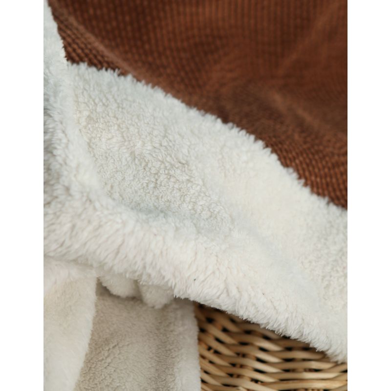 Norton - Velours à côtes doublé moumoute / fourrure écureuil