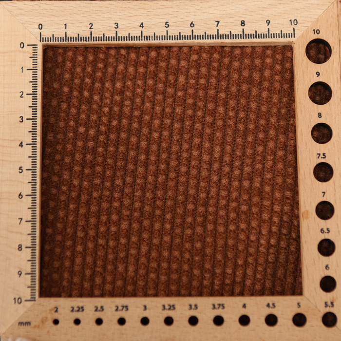 Norton - Velours à côtes doublé moumoute / fourrure écureuil