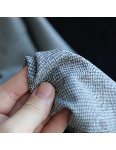 copy of Harry - Coton gratté doux imprimé fleuri tomette kaki et marron