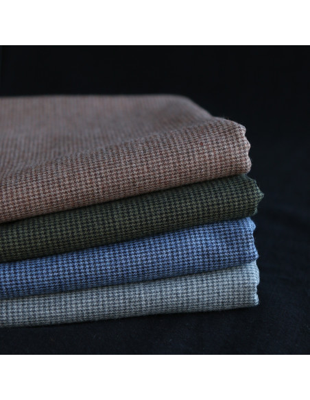 copy of Harry - Coton gratté doux imprimé fleuri tomette kaki et marron