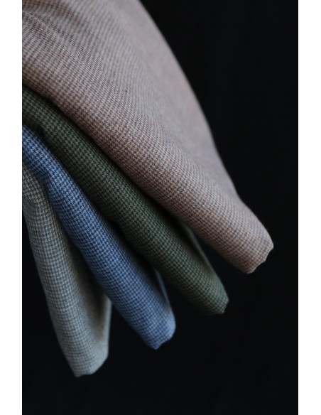 copy of Harry - Coton gratté doux imprimé fleuri tomette kaki et marron