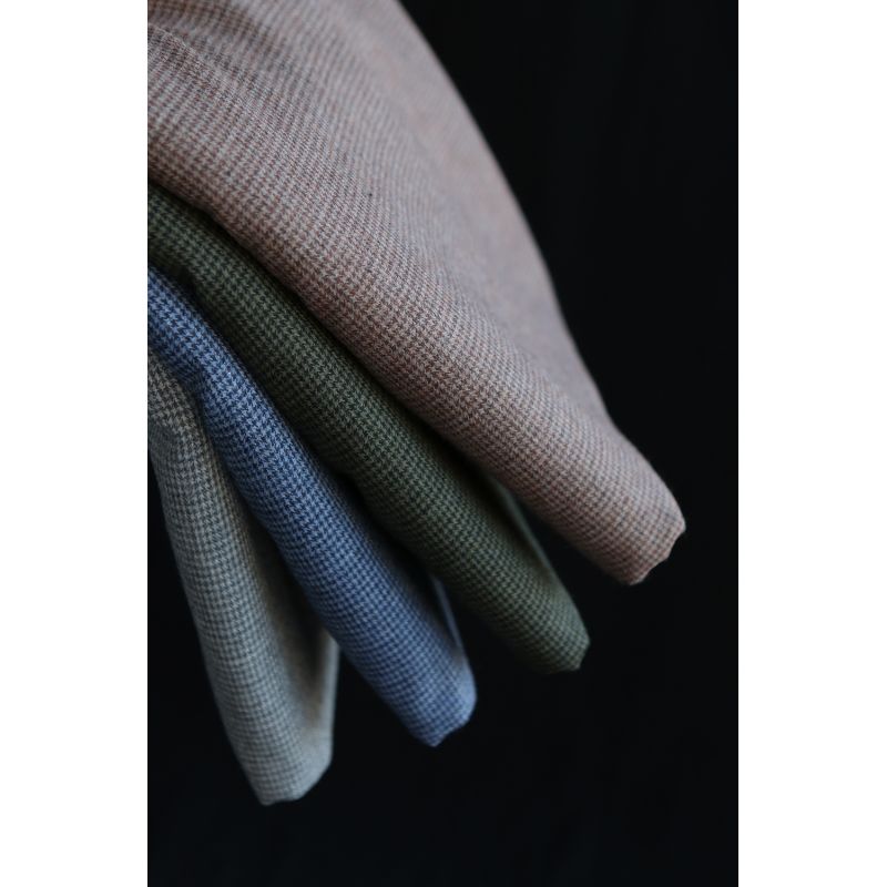 copy of Harry - Coton gratté doux imprimé fleuri tomette kaki et marron