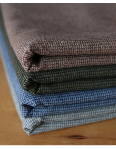 copy of Harry - Coton gratté doux imprimé fleuri tomette kaki et marron