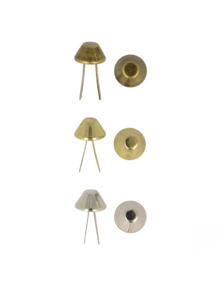 Patins de sac bronze argent doré