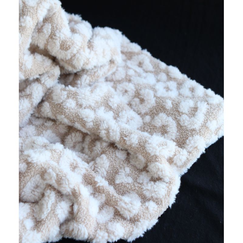 Teddy / moumoute bouclé fond crème relieg Graou écru