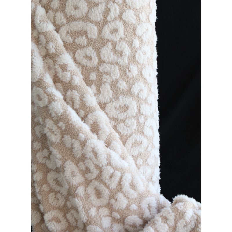 Teddy / moumoute bouclé fond crème relieg Graou écru