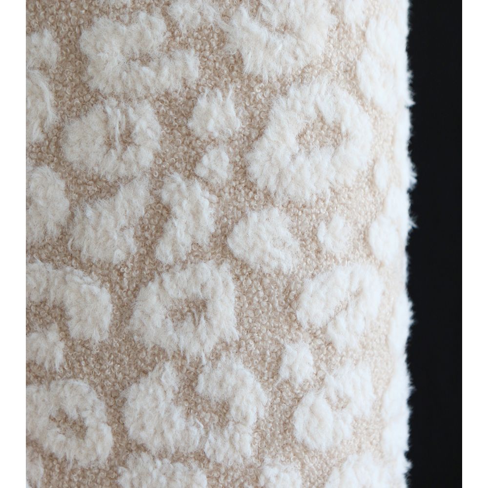 Teddy / moumoute bouclé fond crème relieg Graou écru