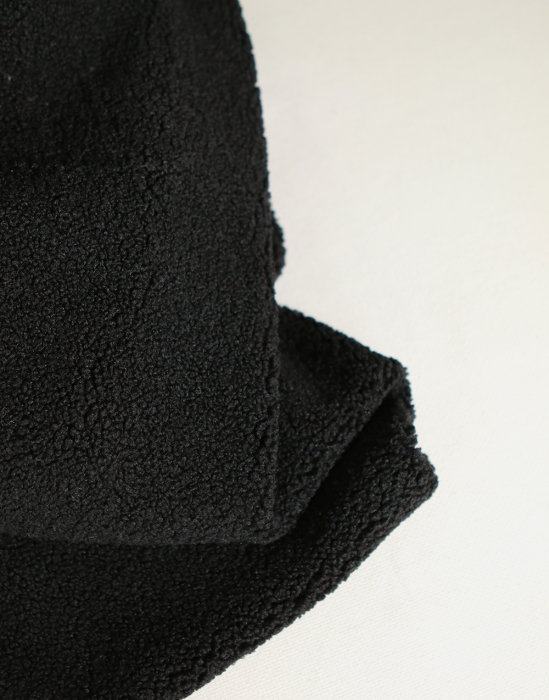 Dolly - Teddy / moumoute sherpa bouclettes noir