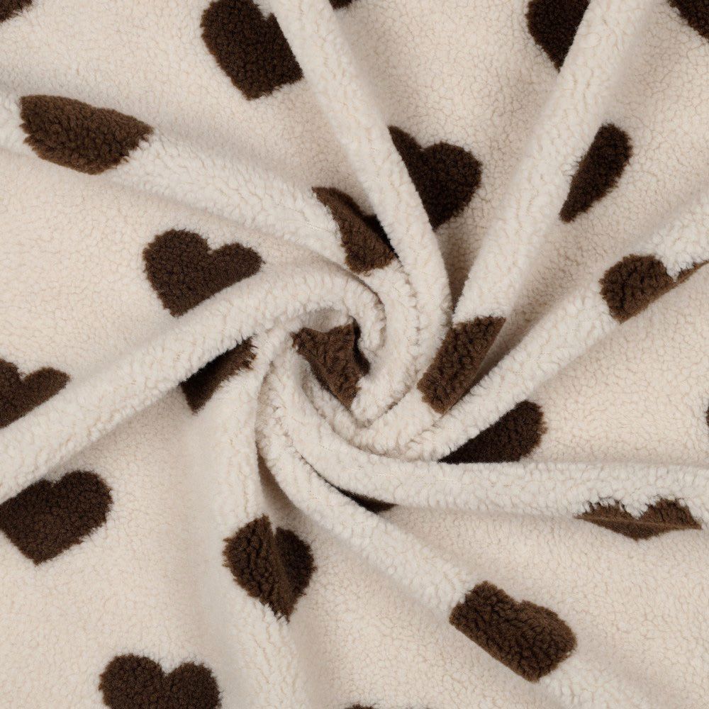 copy of Teddy / moumoute bouclé fond crème relief Graou écru