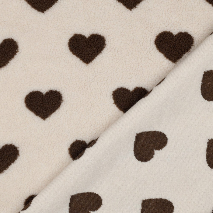 copy of Teddy / moumoute bouclé fond crème relief Graou écru