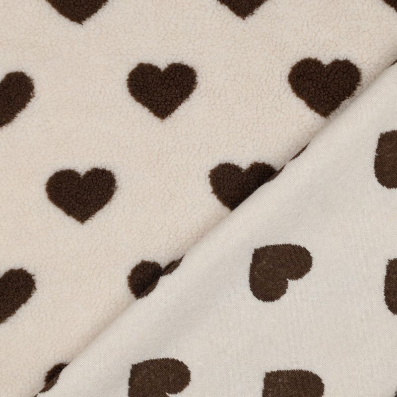 copy of Teddy / moumoute bouclé fond crème relief Graou écru