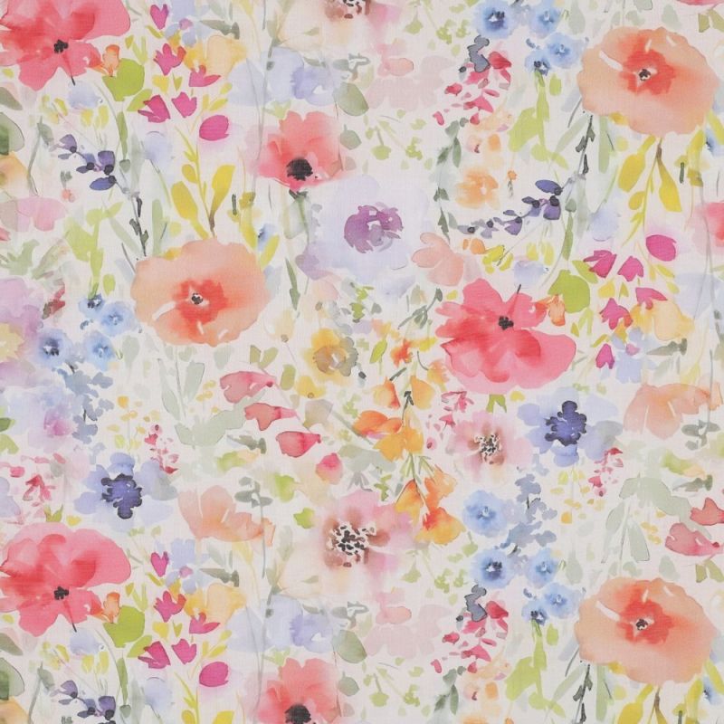 Millie - Batiste de coton douce à imprimé fleuri aquarelle Millie - Batiste de coton douce à imprimé fleuri aquarelle