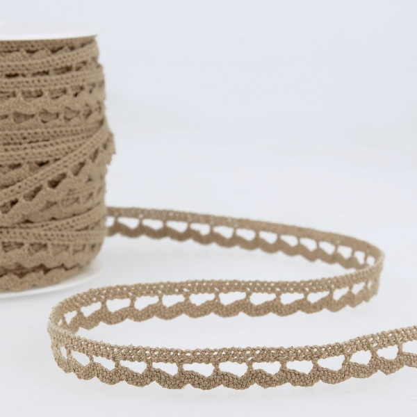Galon coton crochet 15mm x 1M Coloris au choix 2