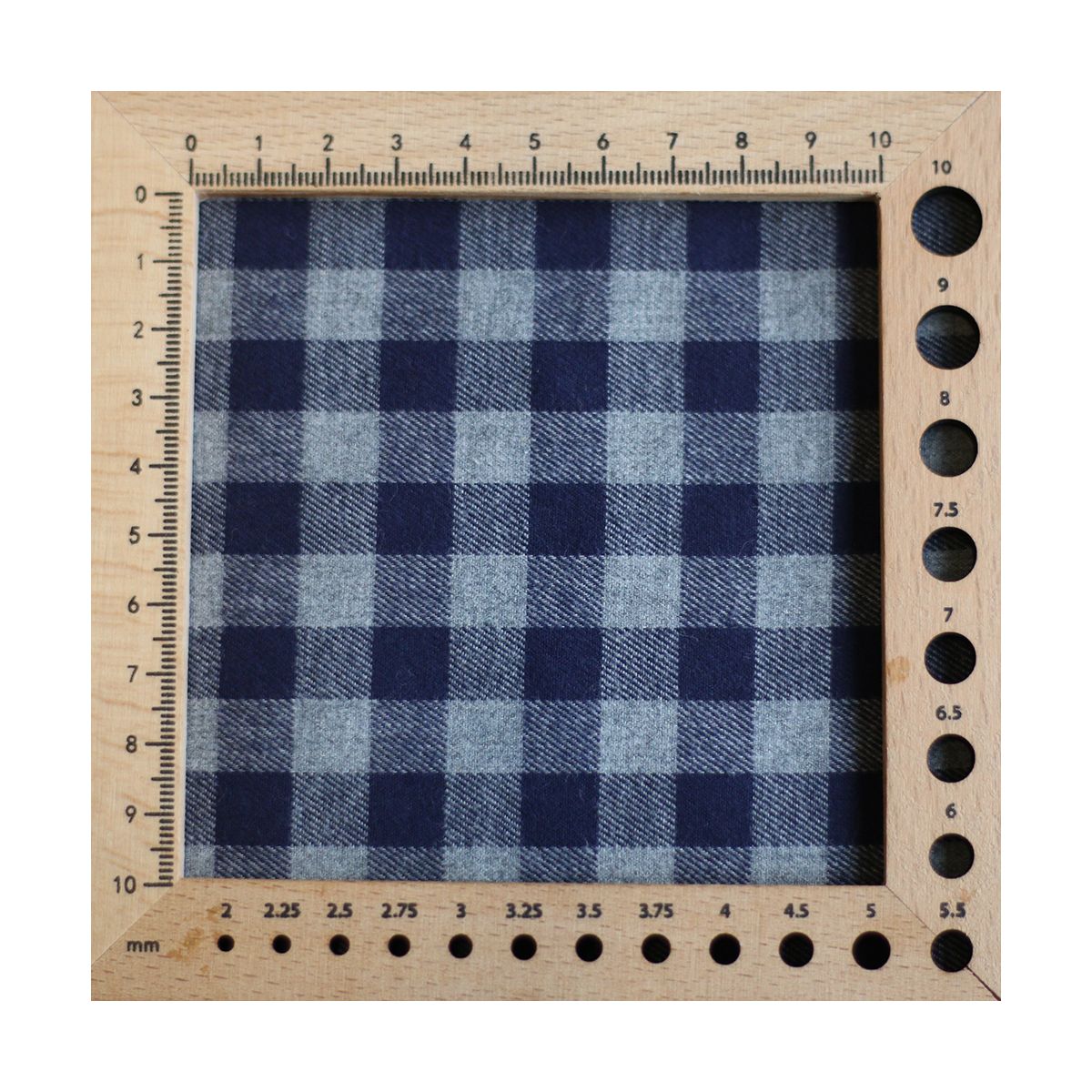 copy of Charles - Coton gratté organique vichy écru et gris