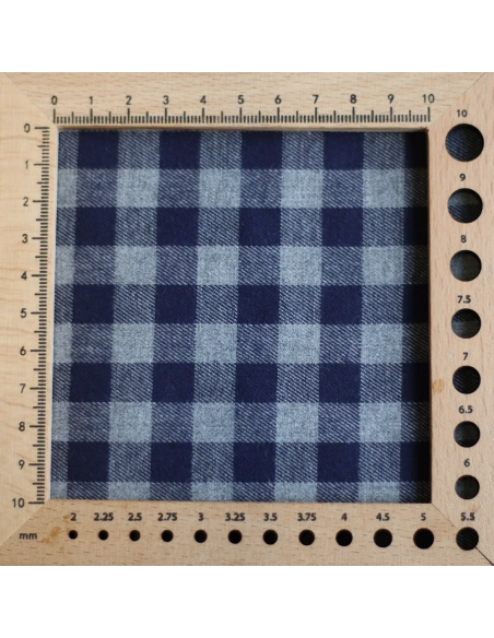 copy of Charles - Coton gratté organique vichy écru et gris