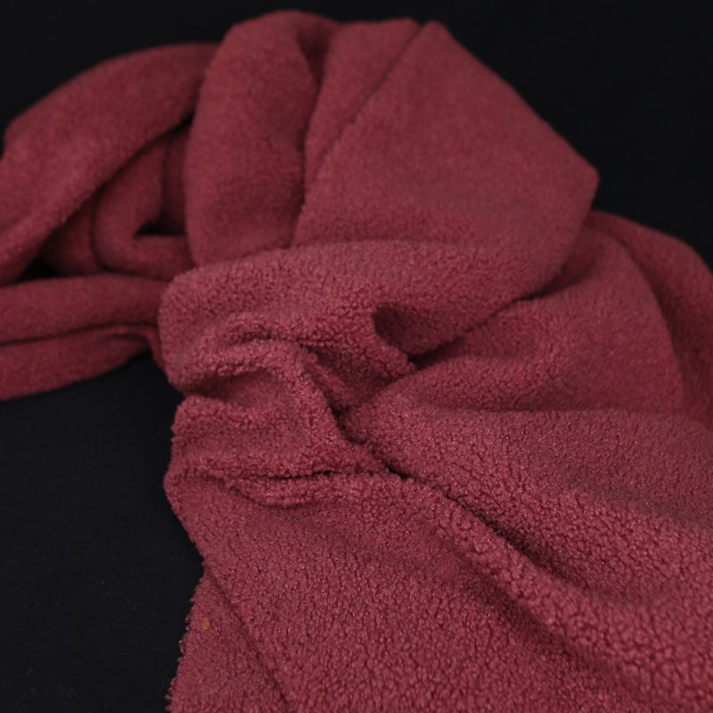 Dolly - Teddy / moumoute sherpa bouclettes burgundy