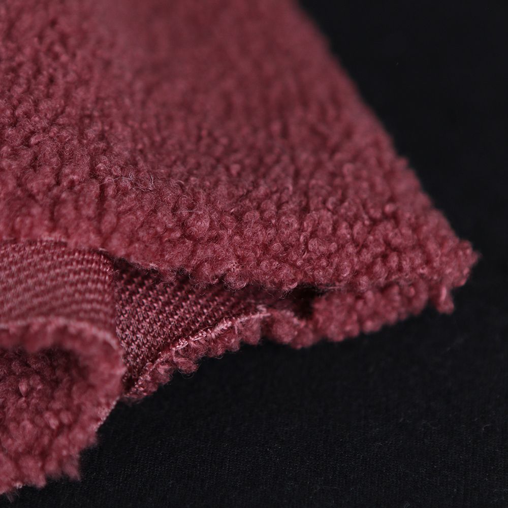 Dolly - Teddy / moumoute sherpa bouclettes burgundy