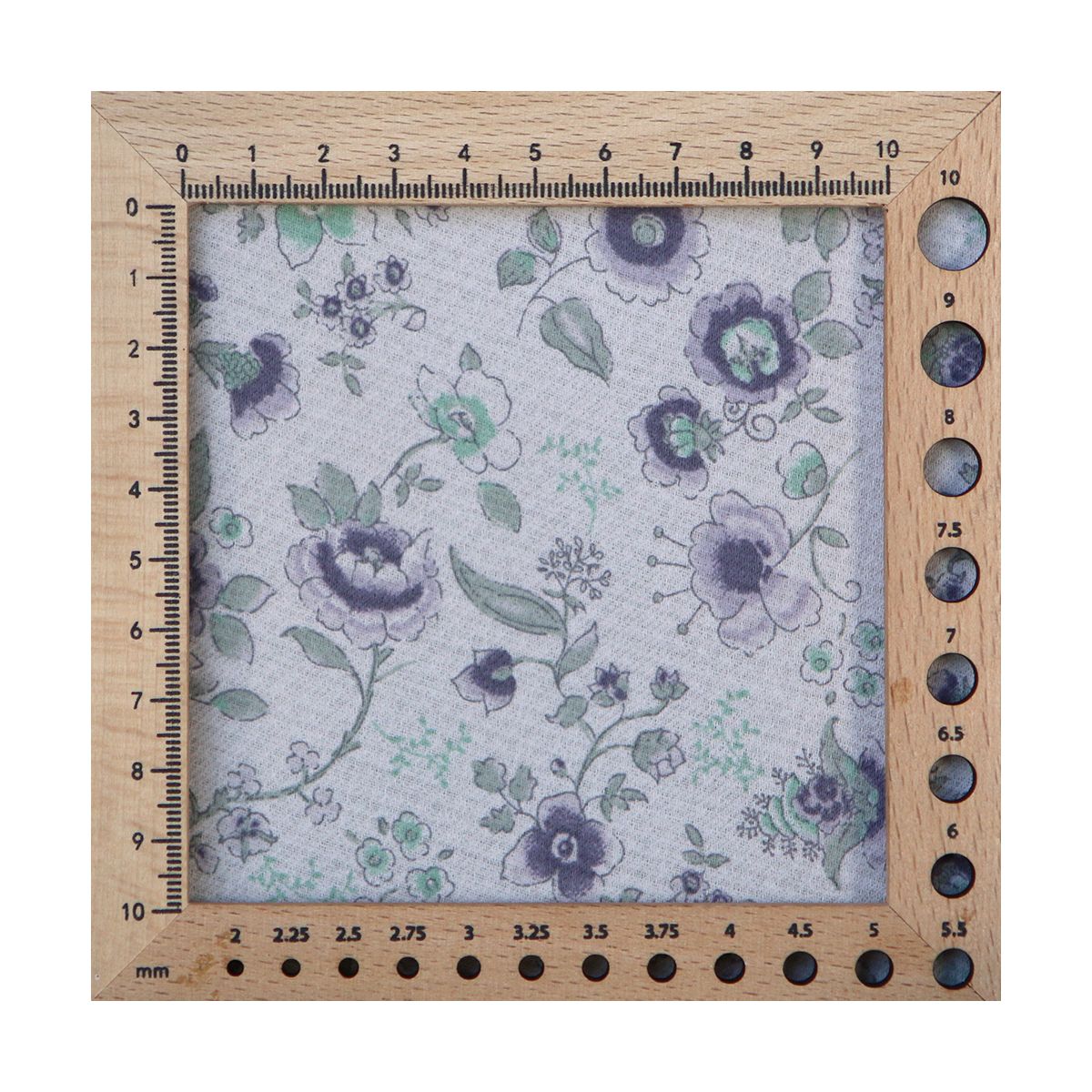 April - Tissu coton piqué léger texturé fleuri gris bleu April - Tissu coton piqué léger texturé fleuri gris bleu