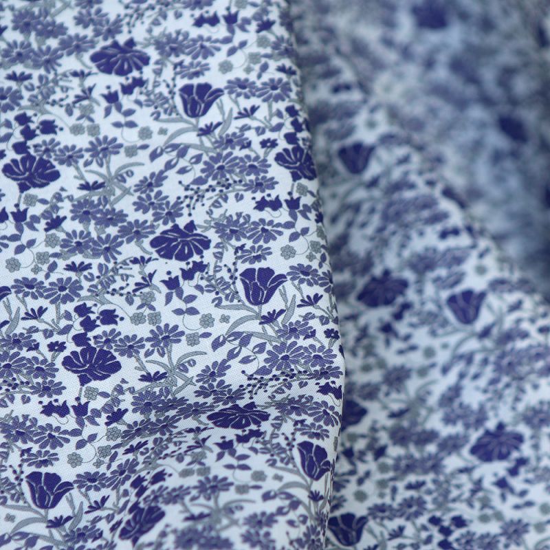 Svetlana - Batiste de coton SILKYNE à imprimé fleuri