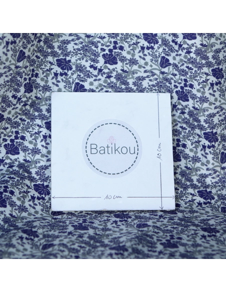 Svetlana - Batiste de coton SILKYNE à imprimé fleuri