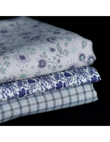 Svetlana - Batiste de coton SILKYNE à imprimé fleuri