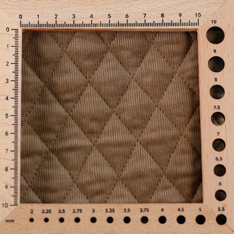 Tissu matelassé velours milleraies coton organique camel